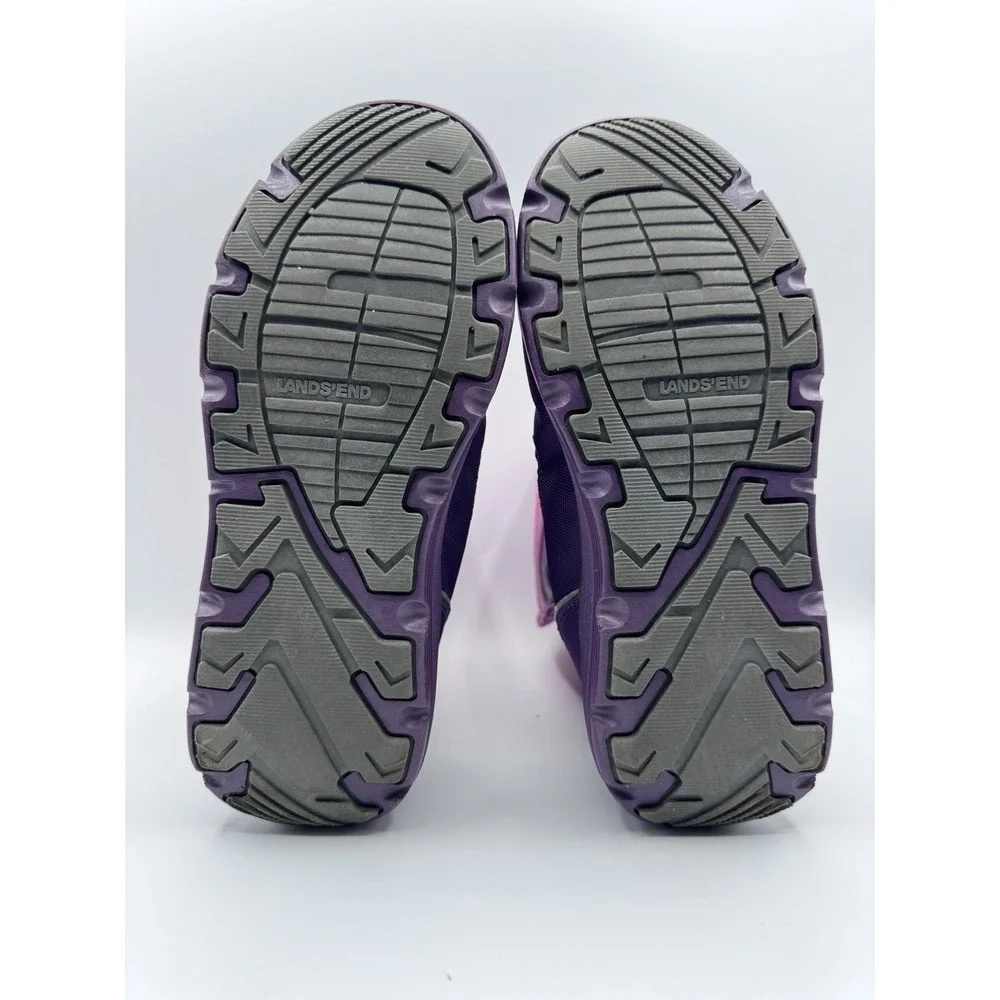 LANDS END | Snow Flurry Insulated Snow Boots | Pink Purple Ombre Toddler Sz 3 M